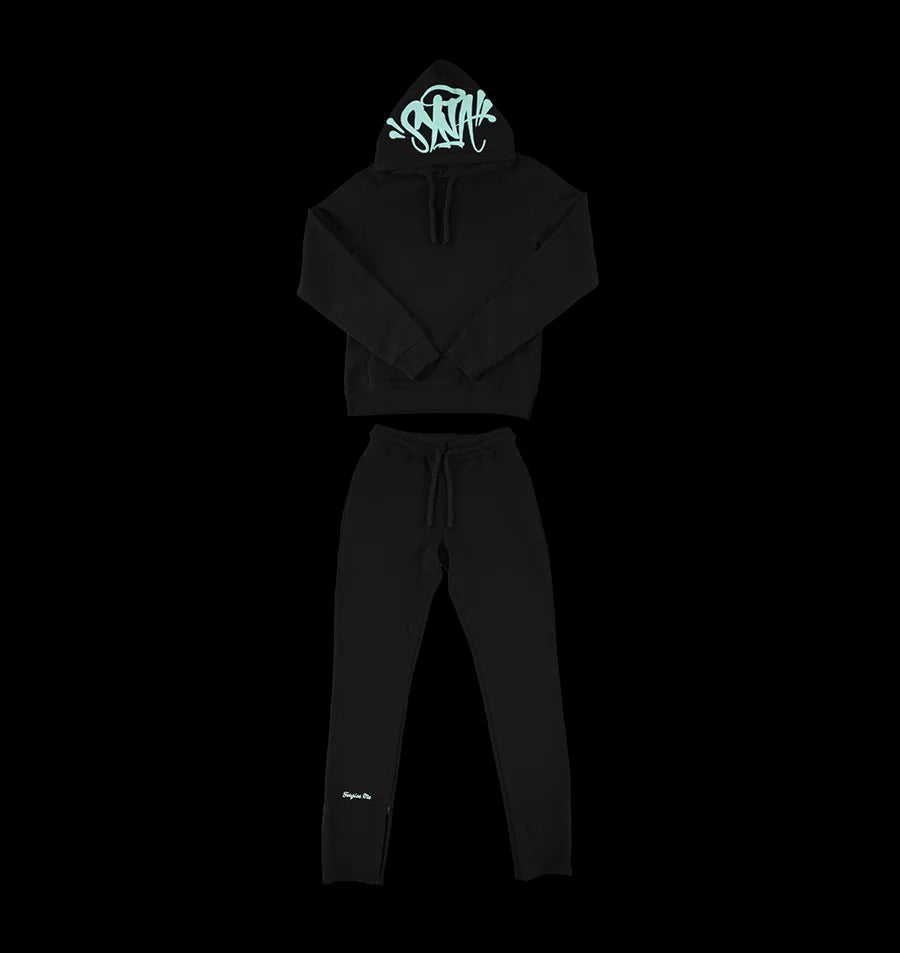 SYNA TRACKSUIT - (BLACK/BLUE)