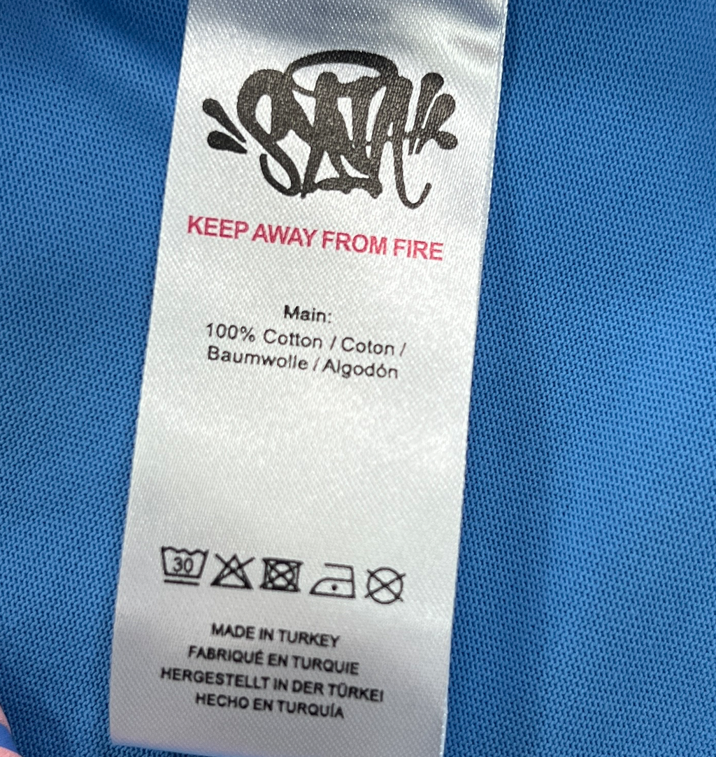 SYNA COLLEGE TEE (BLUE/PINK)