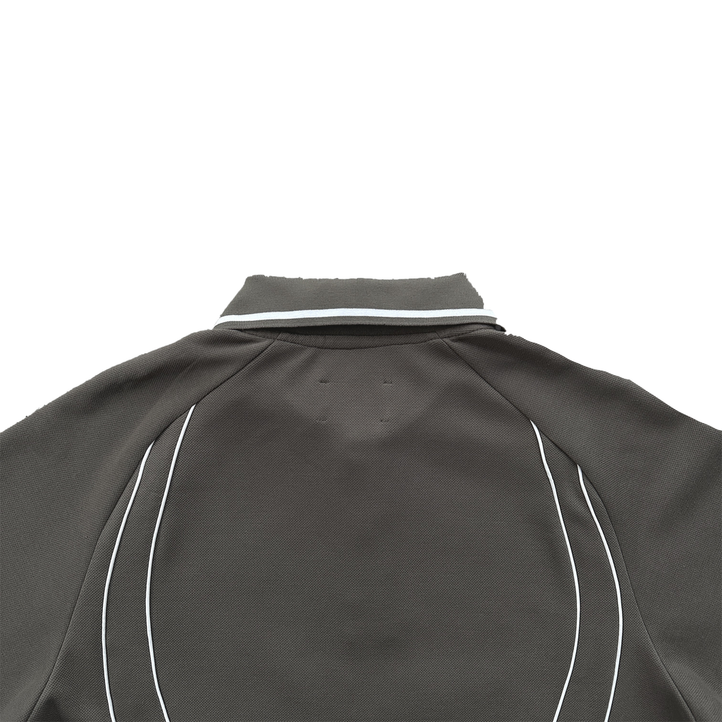 CORTEIZ PIPED POLO SHIRT (GREY)