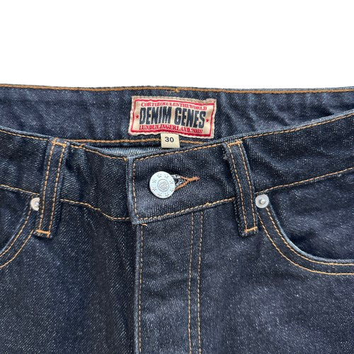 CORTEIZ DUAL STRIPE BAGGY JEANS (BLACK WASH)