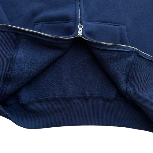 CORTEIZ THICK STITCH ALLSTARZ ZIP HOODIE (NAVY)