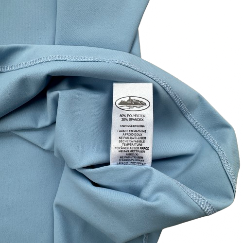 CORTEIZ WHY ALWAYS ME COMPRESSION TOP (POWDER BLUE)