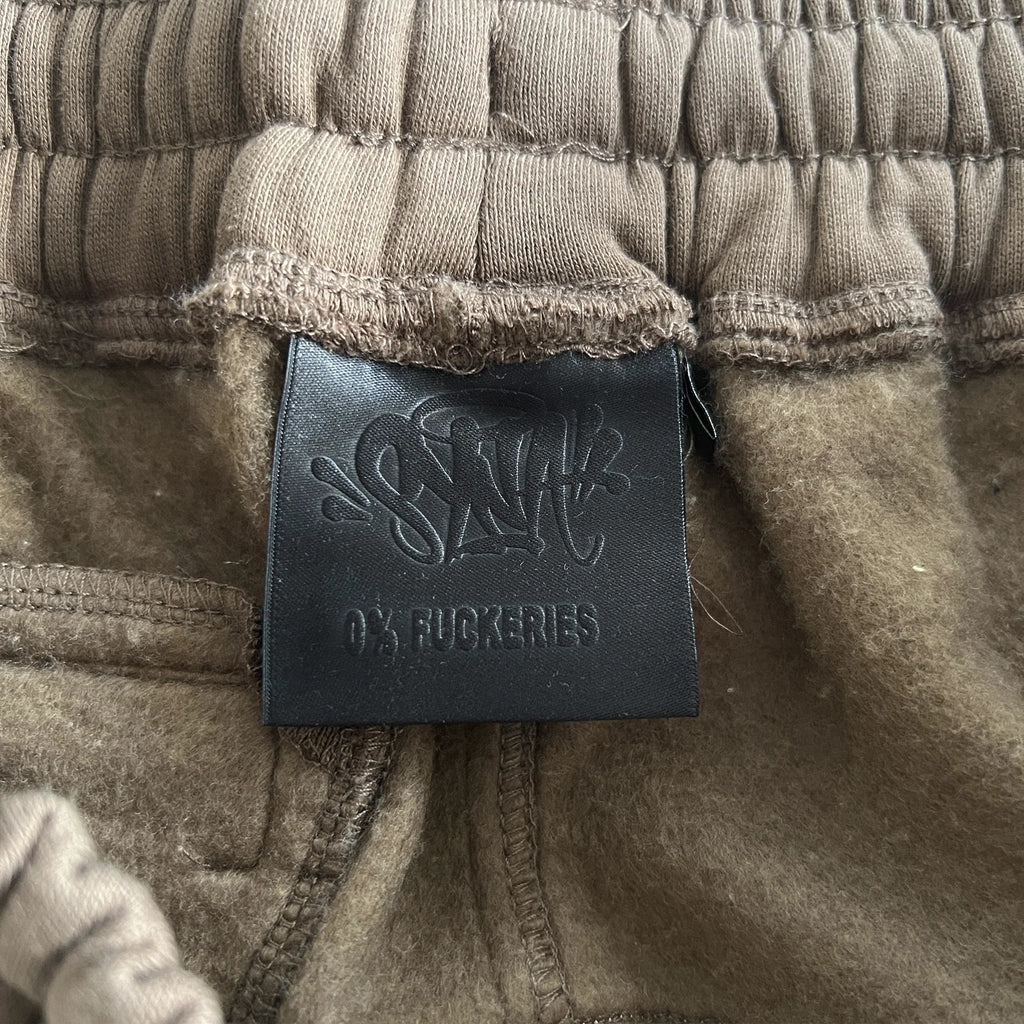 SYNA PIPE HOODIE & SHORT SET (BEIGE/BROWN)