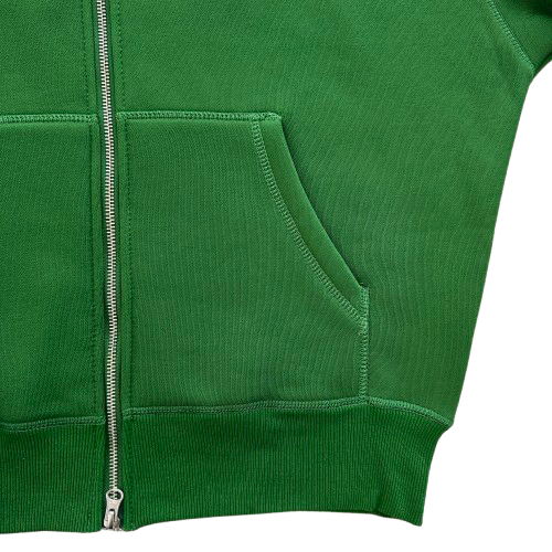 CORTEIZ ISLAND PUFF PRINT ZIP HOODIE (GREEN)