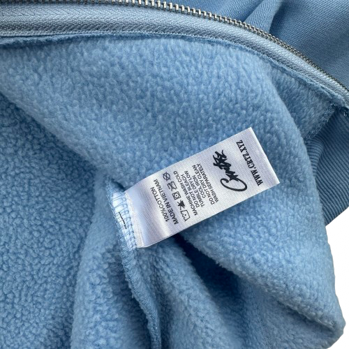 CORTEIZ ISLAND PUFF PRINT ZIP HOODIE (BABY BLUE)