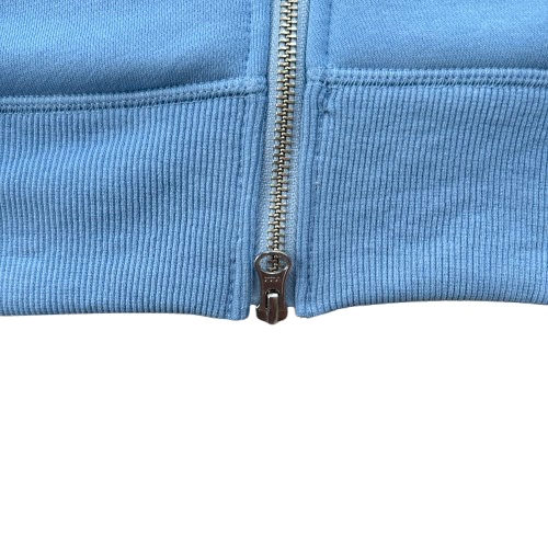 CORTEIZ ISLAND PUFF PRINT ZIP HOODIE (BABY BLUE)