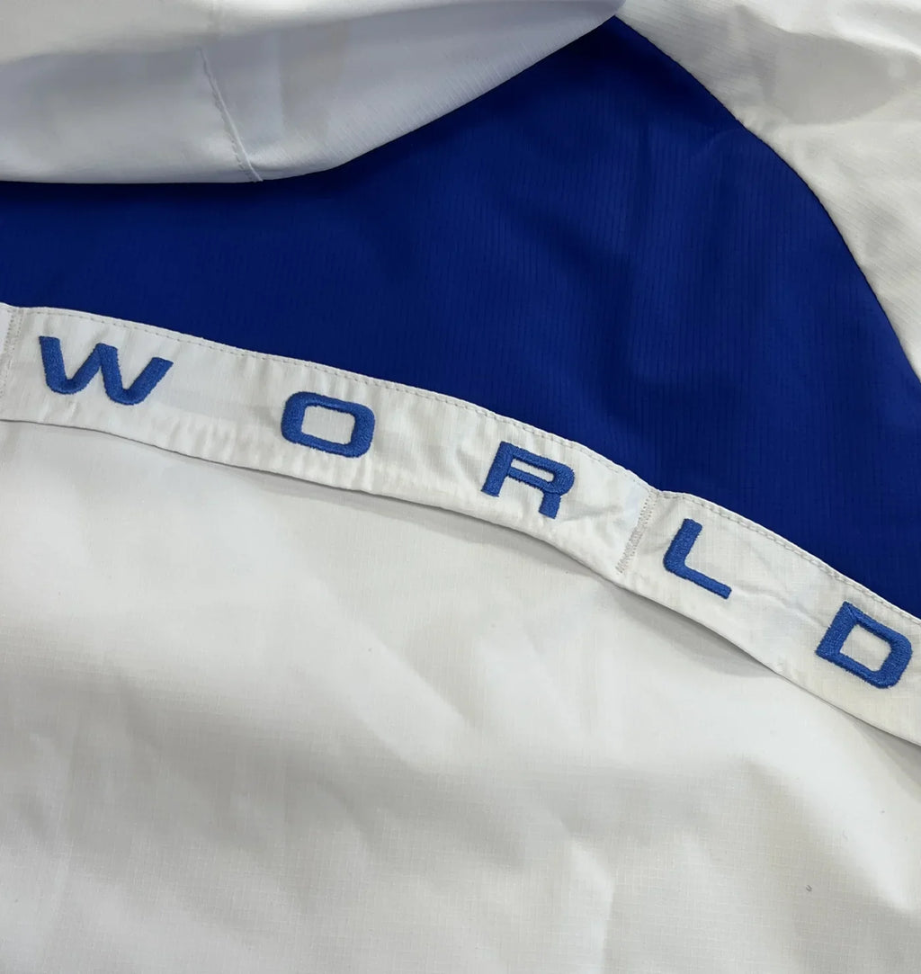 SYNA VORTEX WOVEN JACKET (WHITE/BLUE)