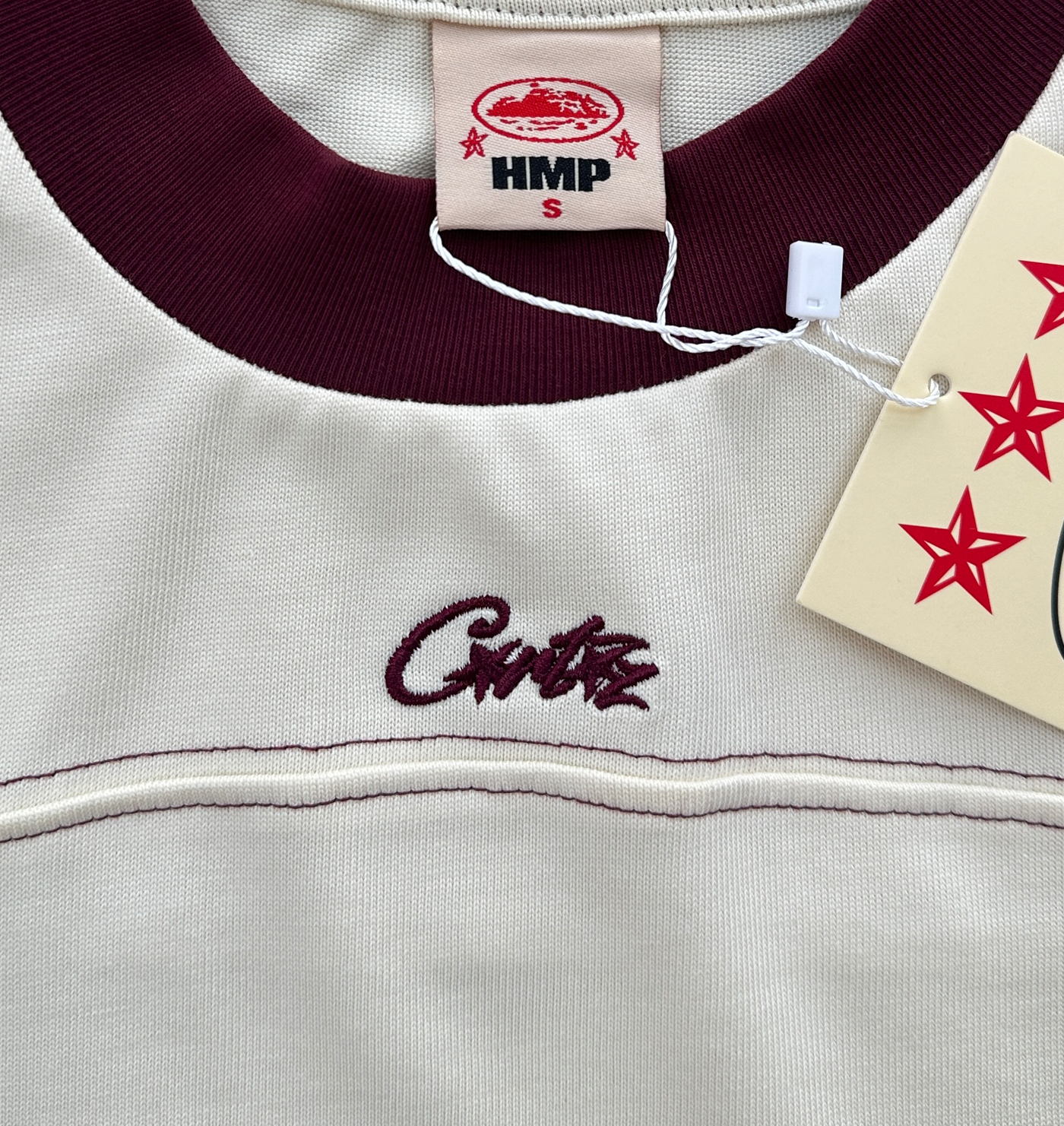 CORTEIZ HMP VINTAGE JERSEY (CREAM / BURGUNDY)