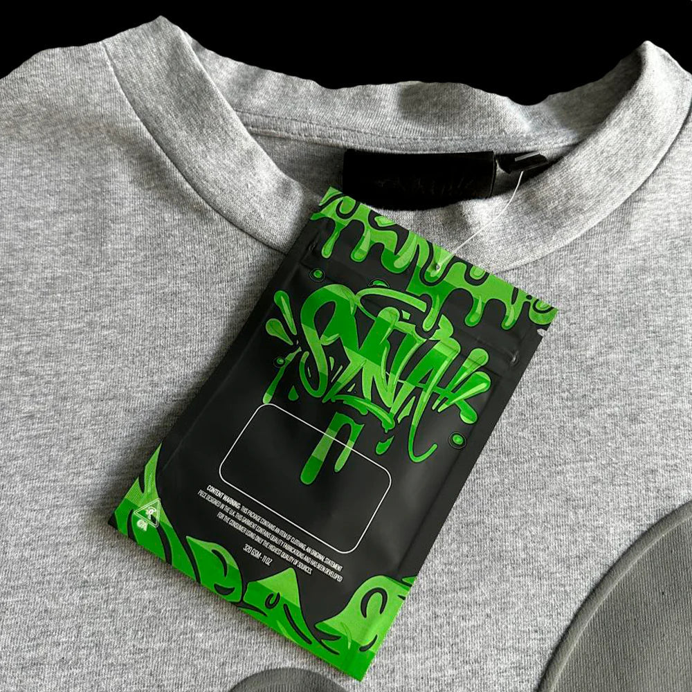 SYNA T-SHIRT & SHORTS LOGO SET (GREY)