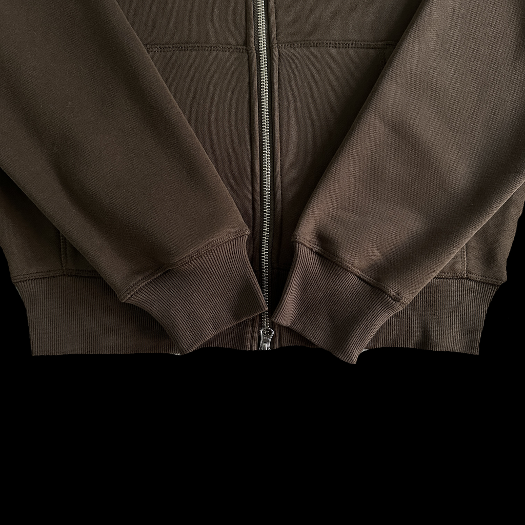 CORTEIZ ISLAND PUFF PRINT ZIP TRACKSUIT (BROWN)