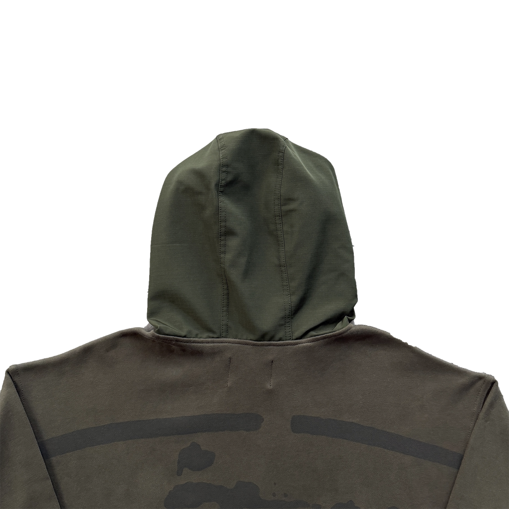 CORTEIZ RTW GUERILLAZ RIPSTOP ZIP HOODIE - (OLIVE)