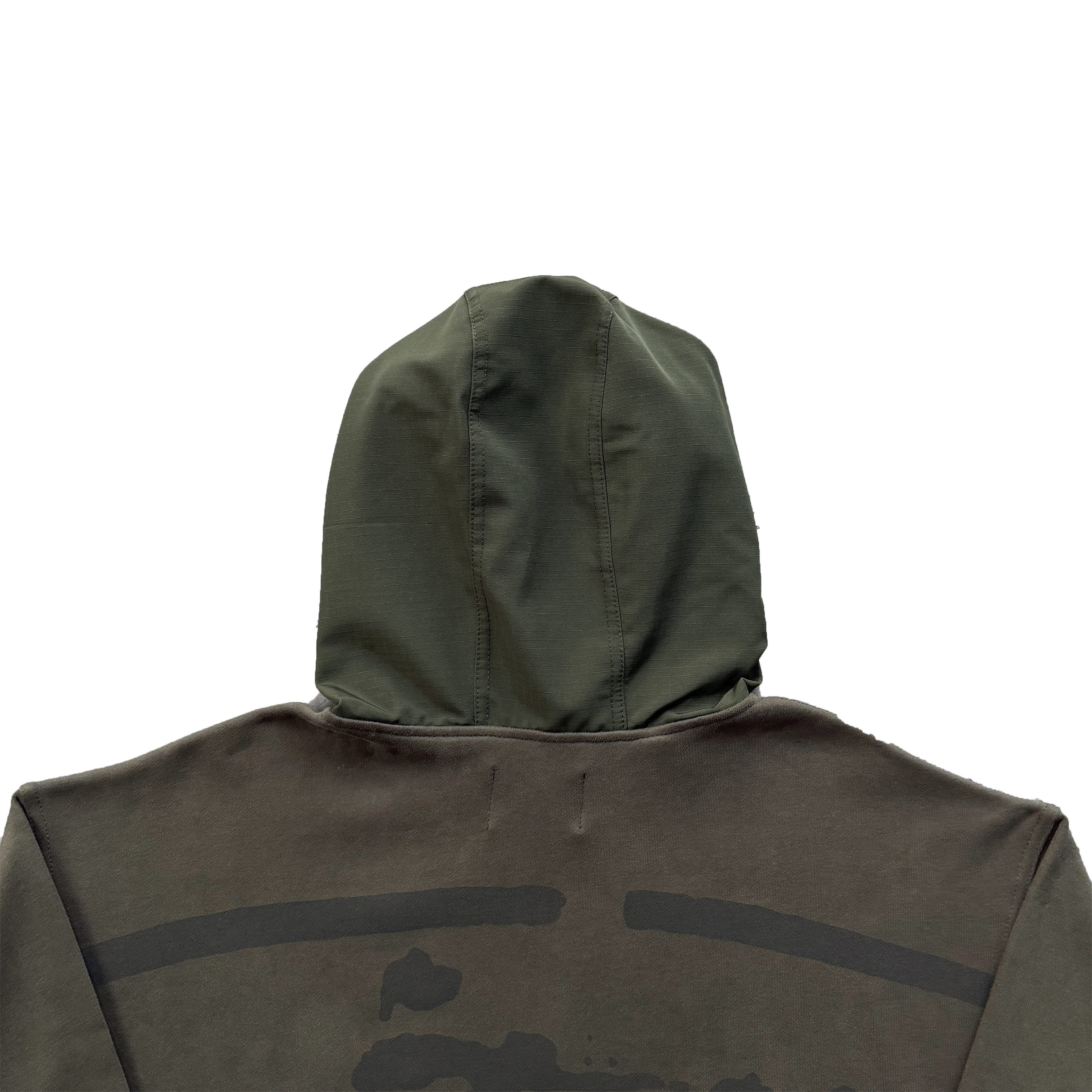 CORTEIZ RTW GUERILLAZ RIPSTOP ZIP HOODIE - (OLIVE)
