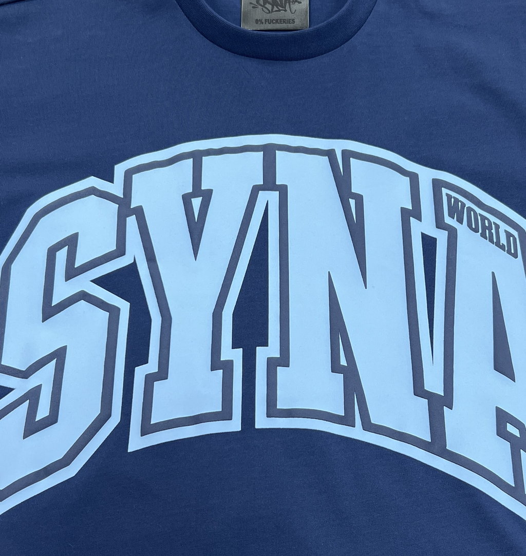 SYNA COLLEGE TEE (BLUE)