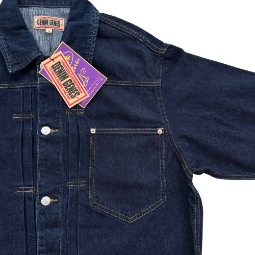 CORTEIZ TYPE II FRAYED DENIM JACKET INDIGO