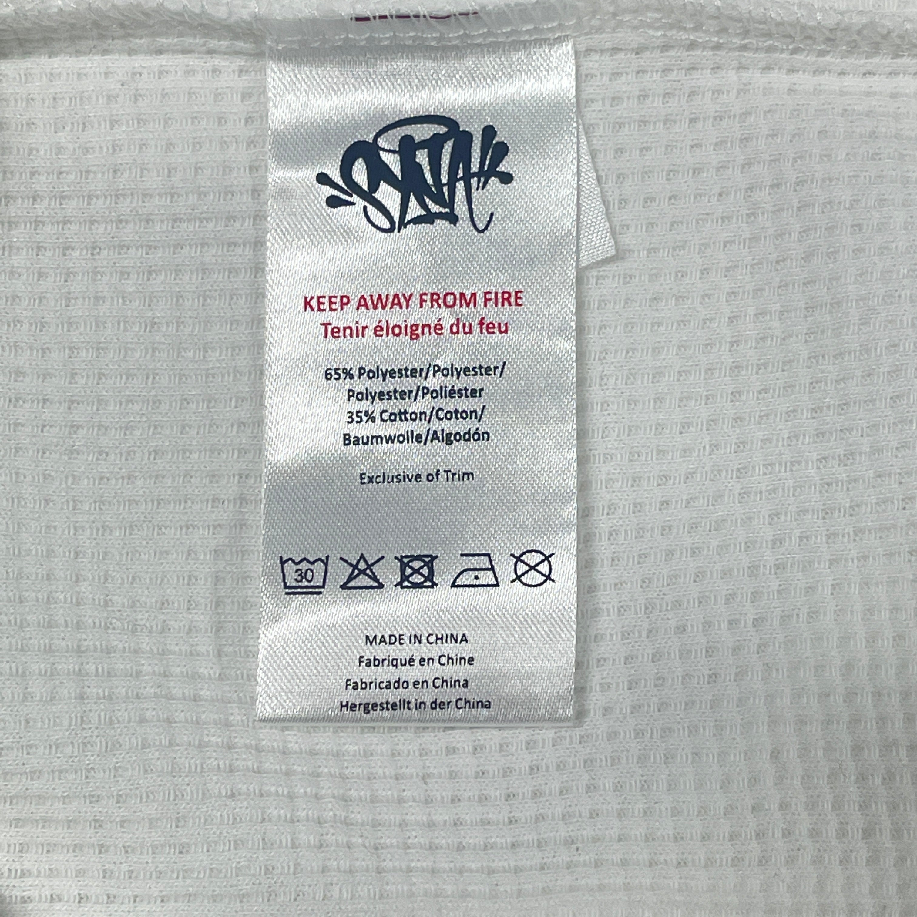 SYNAWORLD LS WAFFLE TEE - (WHITE)