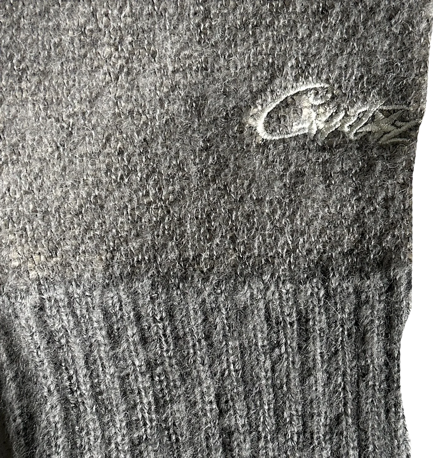 CORTEIZ C STAR GRADIENT MOHAIR KNIT SWEATER (GREY)