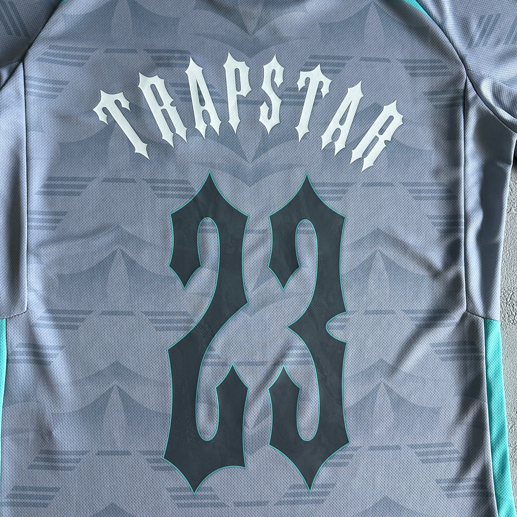 TRAPSTAR IRONGATE FOOTBALL JERSEY (GREY/BLUE)