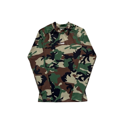 CORTEIZ LITEWORK COMPRESSION TOP (WOODLAND CAMO)