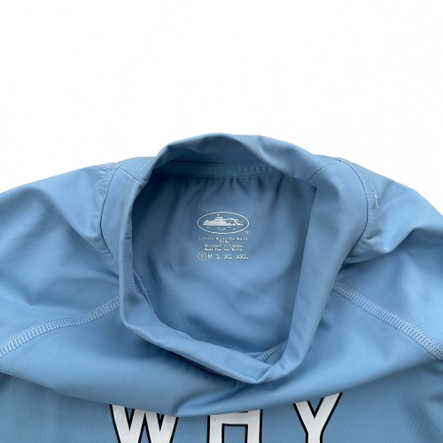 CORTEIZ WHY ALWAYS ME COMPRESSION TOP (POWDER BLUE)