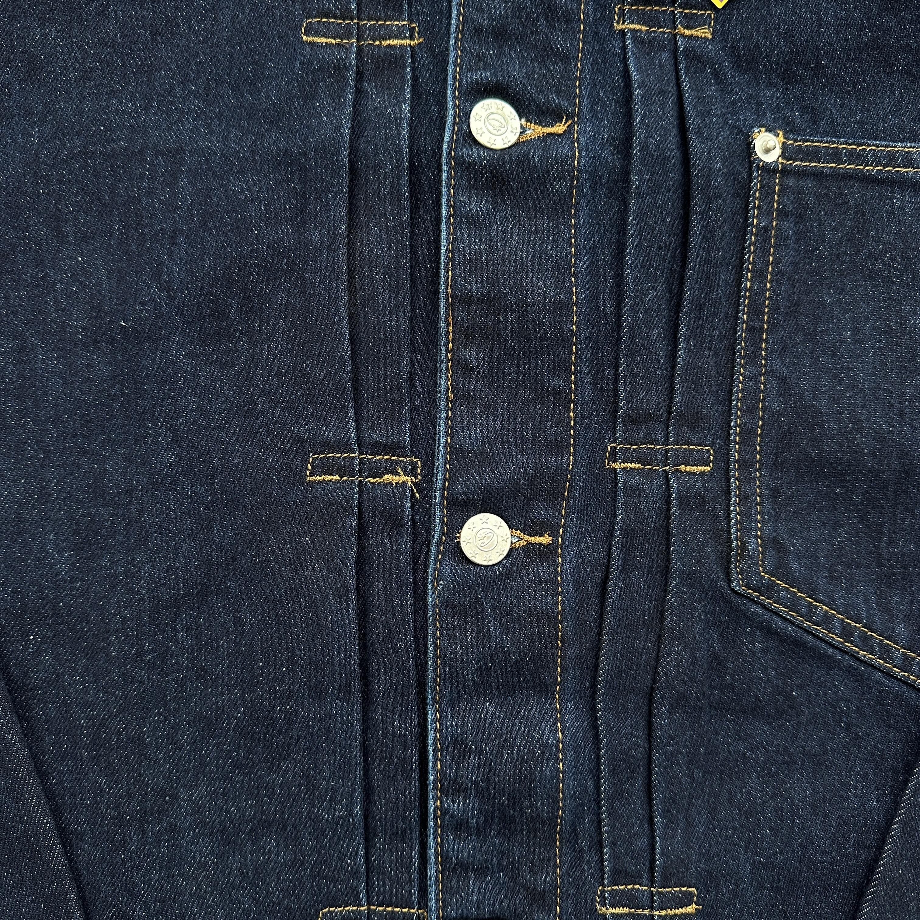 CORTEIZ TYPE II FRAYED DENIM JACKET INDIGO