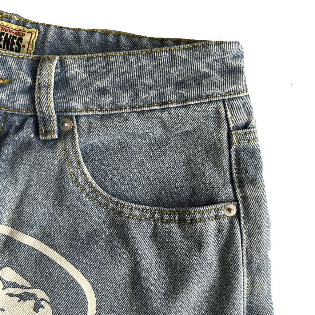 CORTEIZ ALCATRAZ BAGGY JEANS