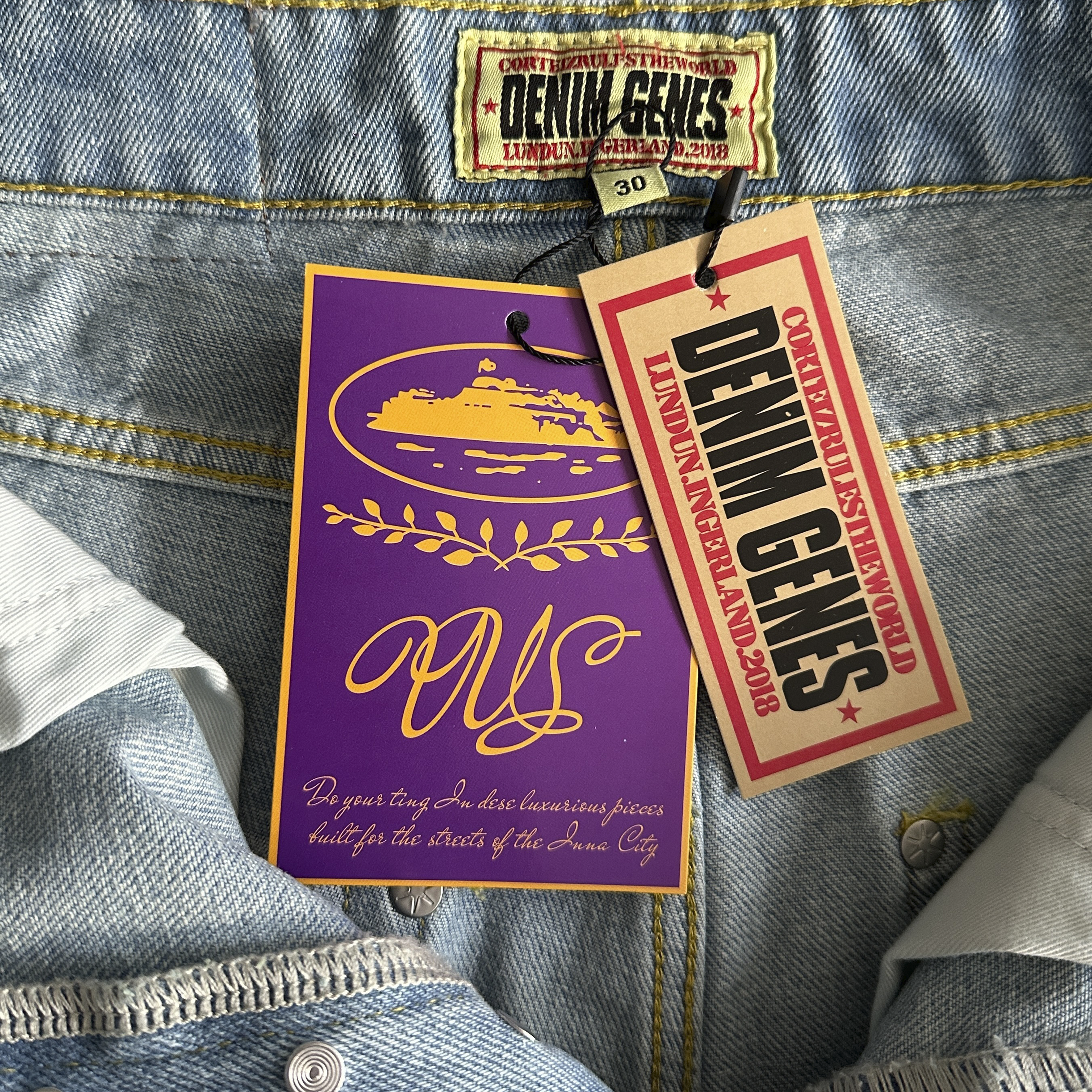 CORTEIZ ALCATRAZ BAGGY JEANS