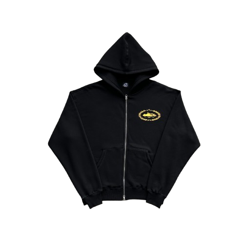 CORTIEZSUPERIOR ROYALE ZIP HOODIE (BLACK/YELLOW)