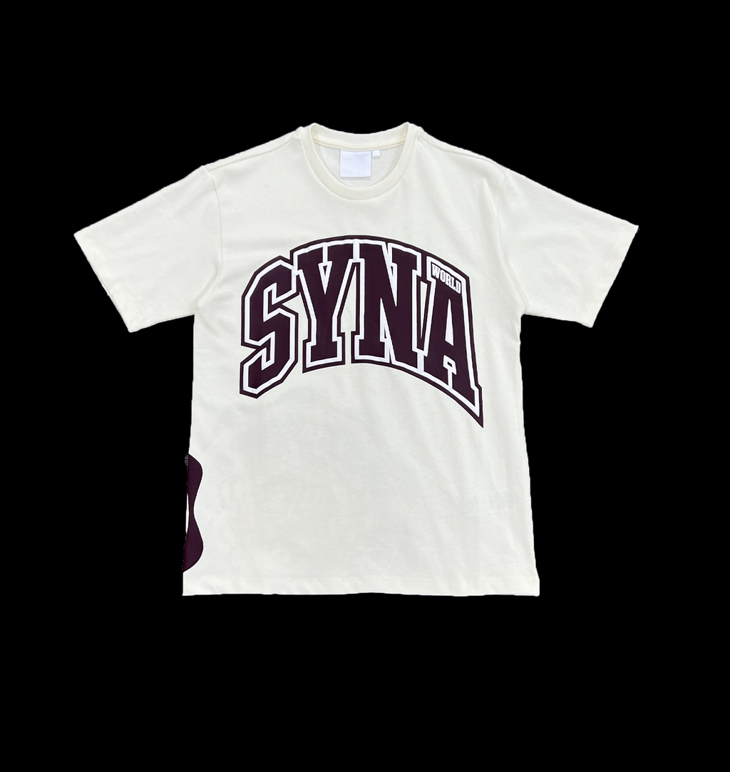 SYNA COLLEGE TEE (WHITE)