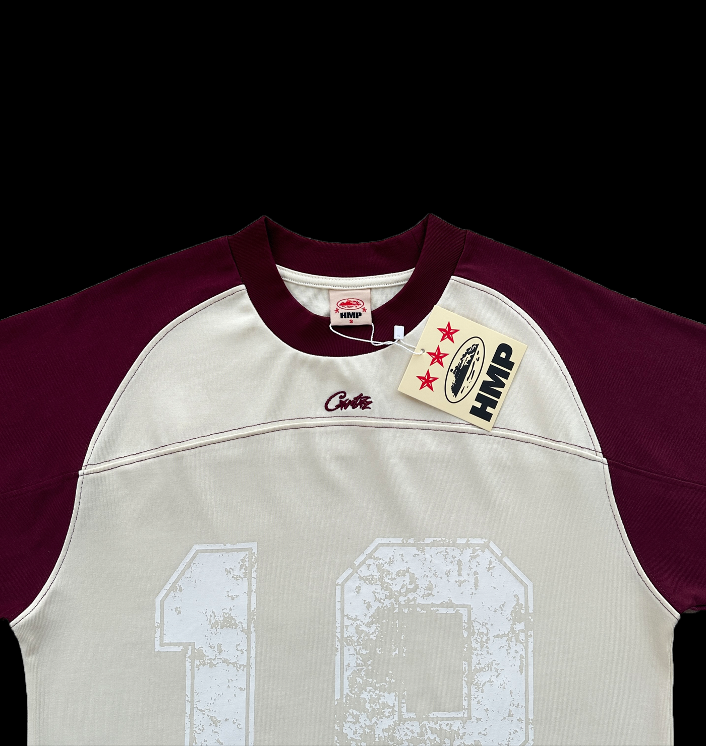 CORTEIZ HMP VINTAGE JERSEY (CREAM / BURGUNDY)