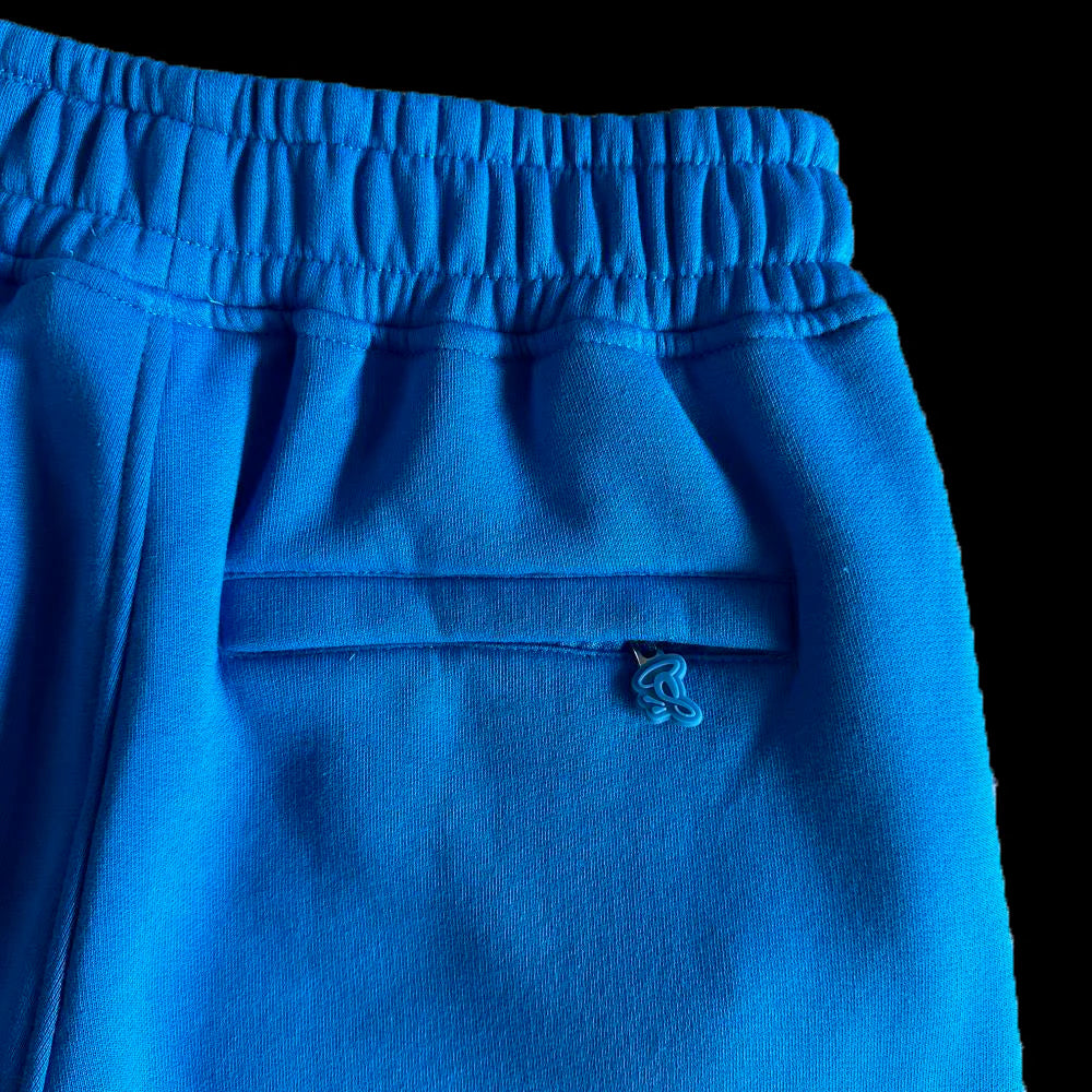 SYNA T-SHIRT & SHORTS LOGO SET (BLUE / WHITE)