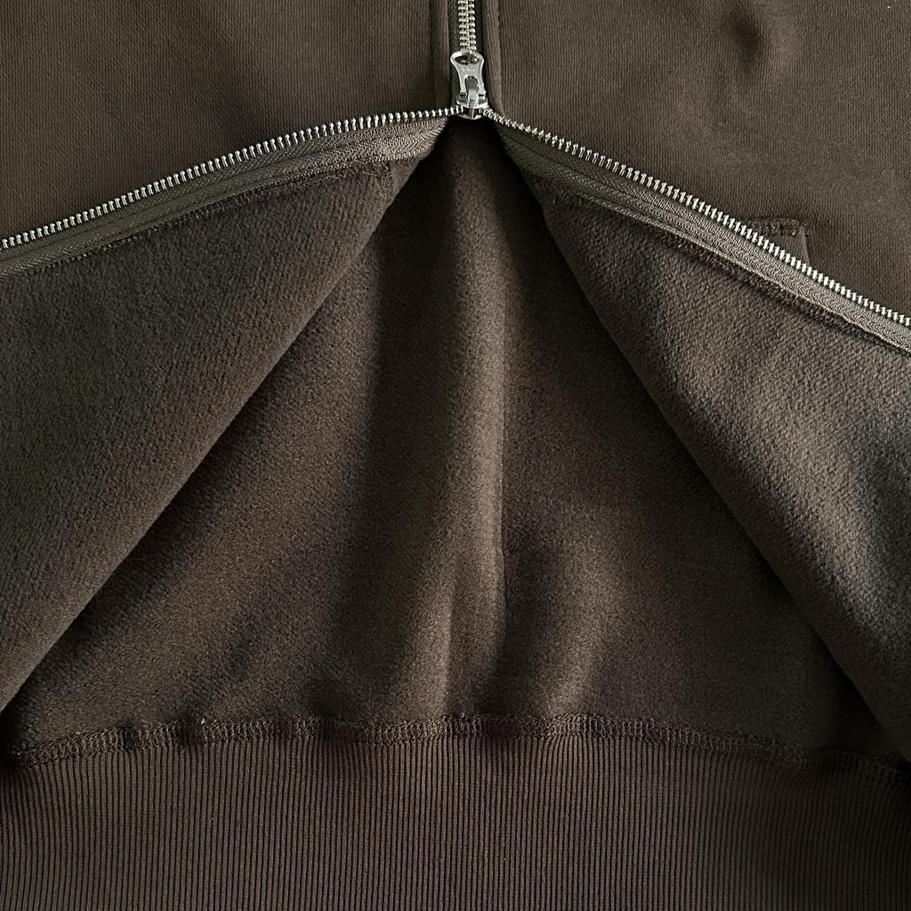 CORTEIZ ISLAND PUFF PRINT ZIP TRACKSUIT (BROWN)