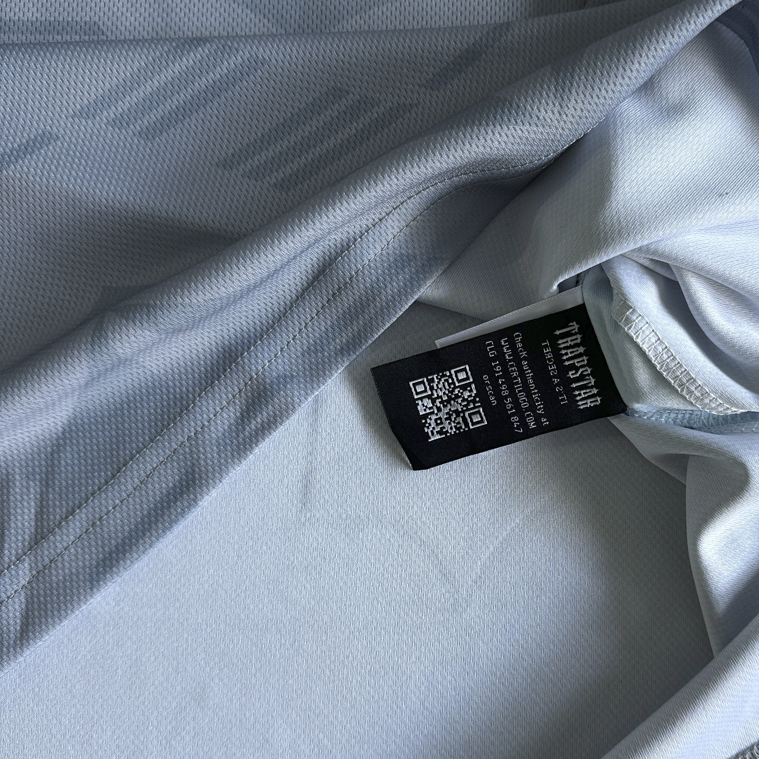 TRAPSTAR IRONGATE FOOTBALL JERSEY (GREY/BLUE)