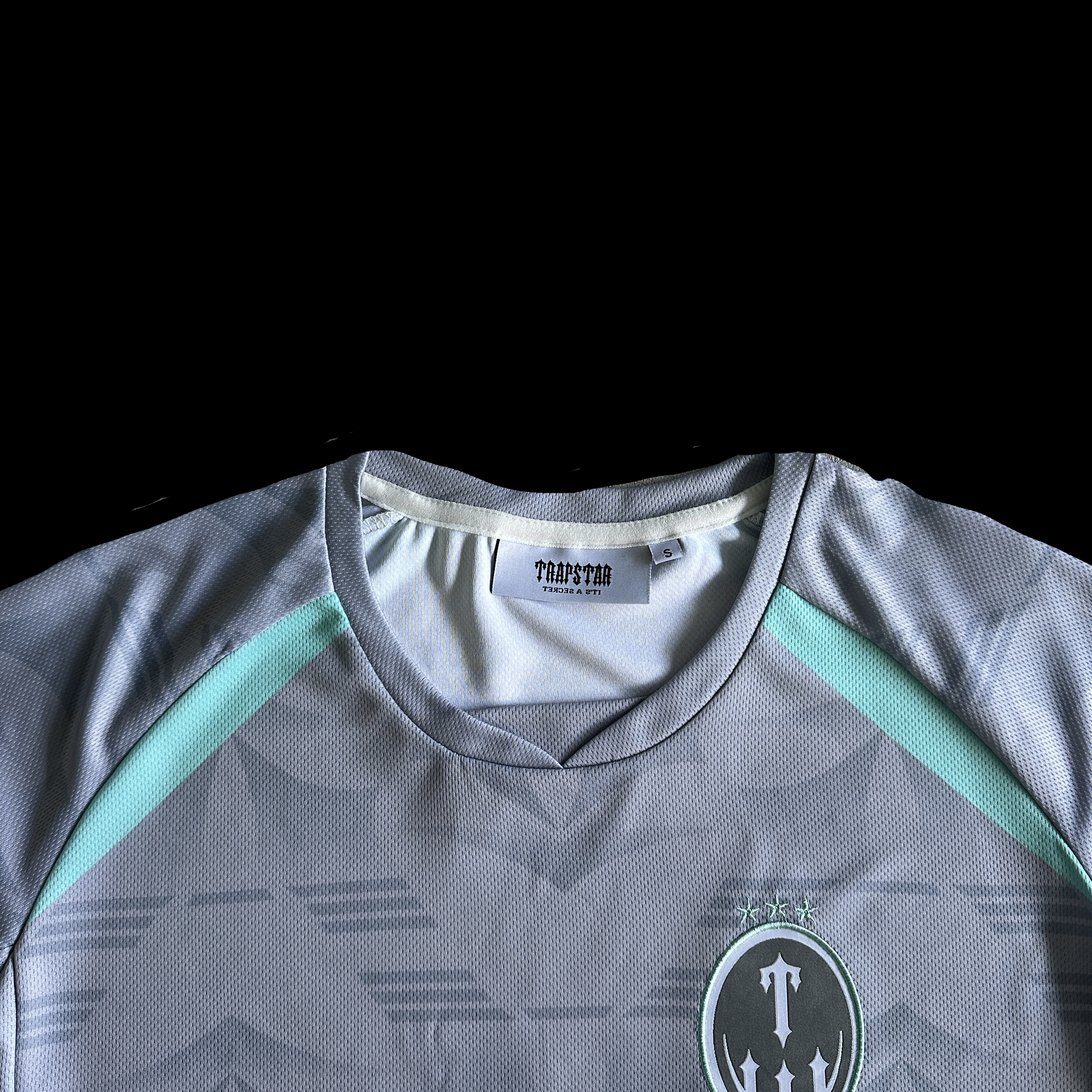 TRAPSTAR IRONGATE FOOTBALL JERSEY (GREY/BLUE)