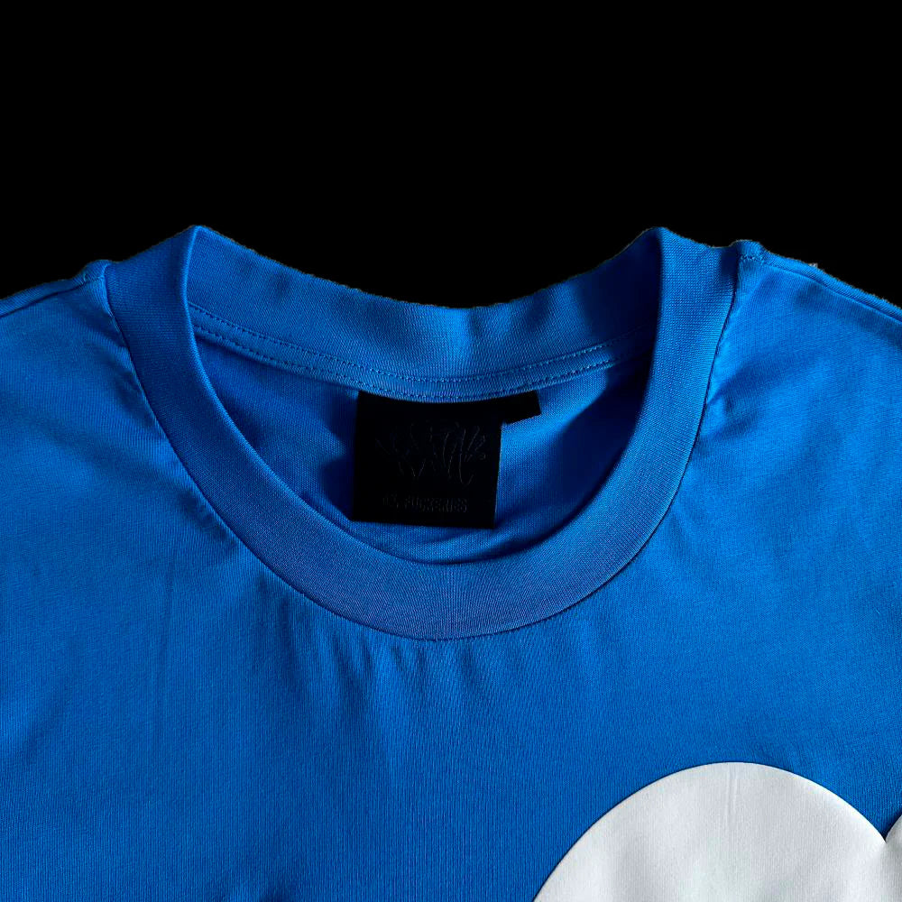 SYNA T-SHIRT & SHORTS LOGO SET (BLUE / WHITE)