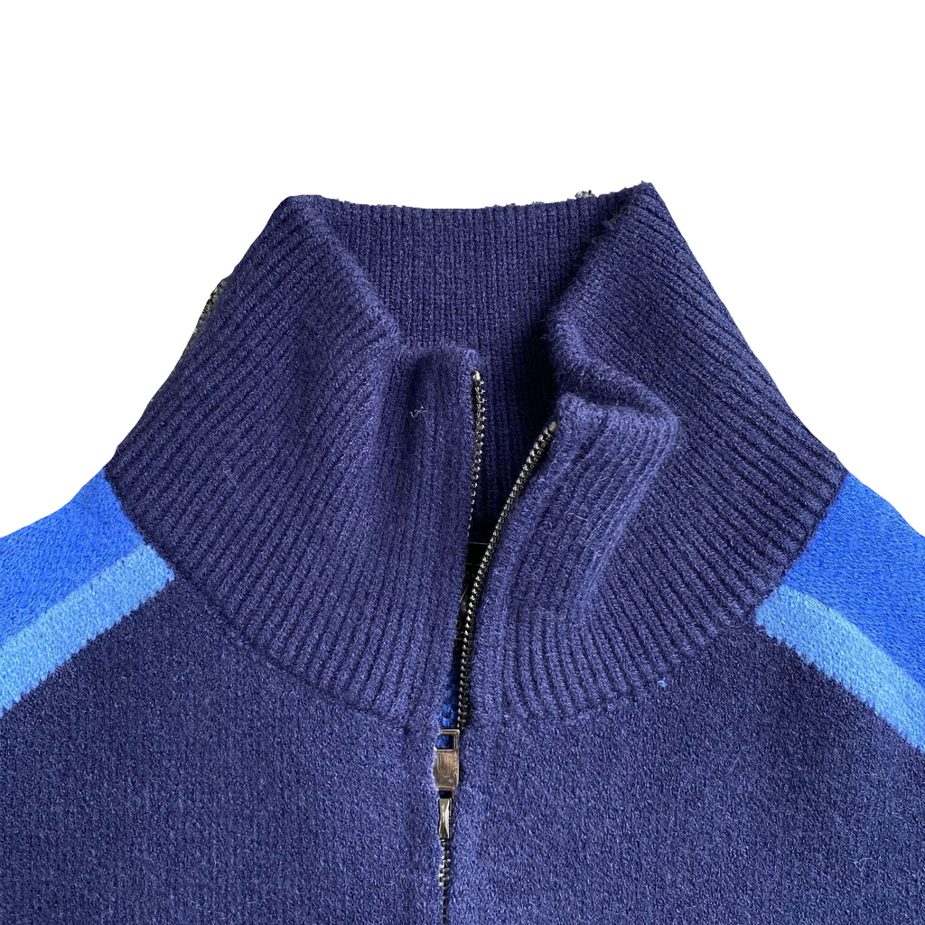 CORTEIZ PRECISION KNIT ZIP UP (NAVY)