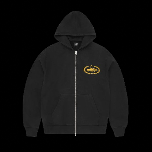 CORTIEZSUPERIOR ROYALE ZIP HOODIE (BLACK/YELLOW)