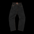 CORTEIZ DUAL STRIPE BAGGY JEANS (BLACK WASH)