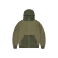 CORTEIZ RTW GUERILLAZ RIPSTOP ZIP HOODIE - (OLIVE)