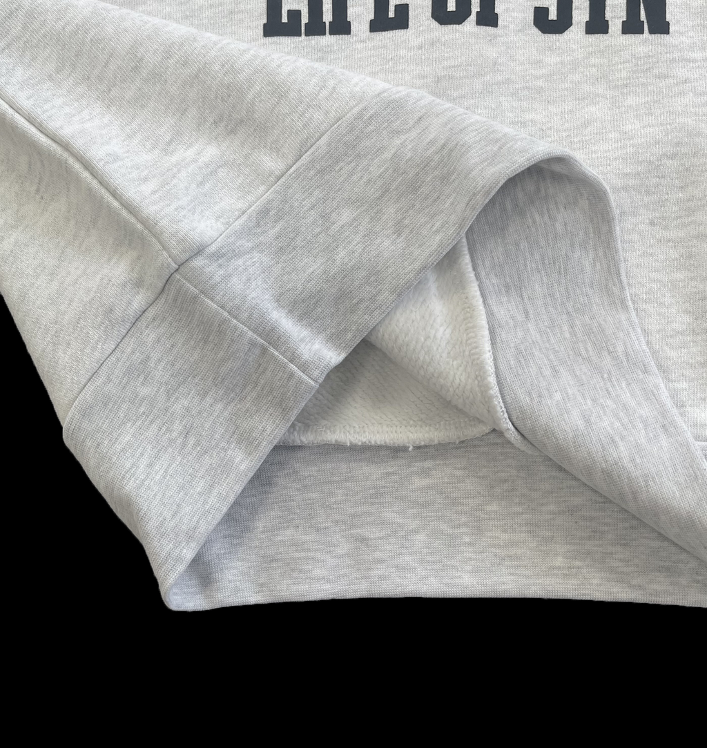 SYNA COLLEGE CREW SWEATER (GREY)