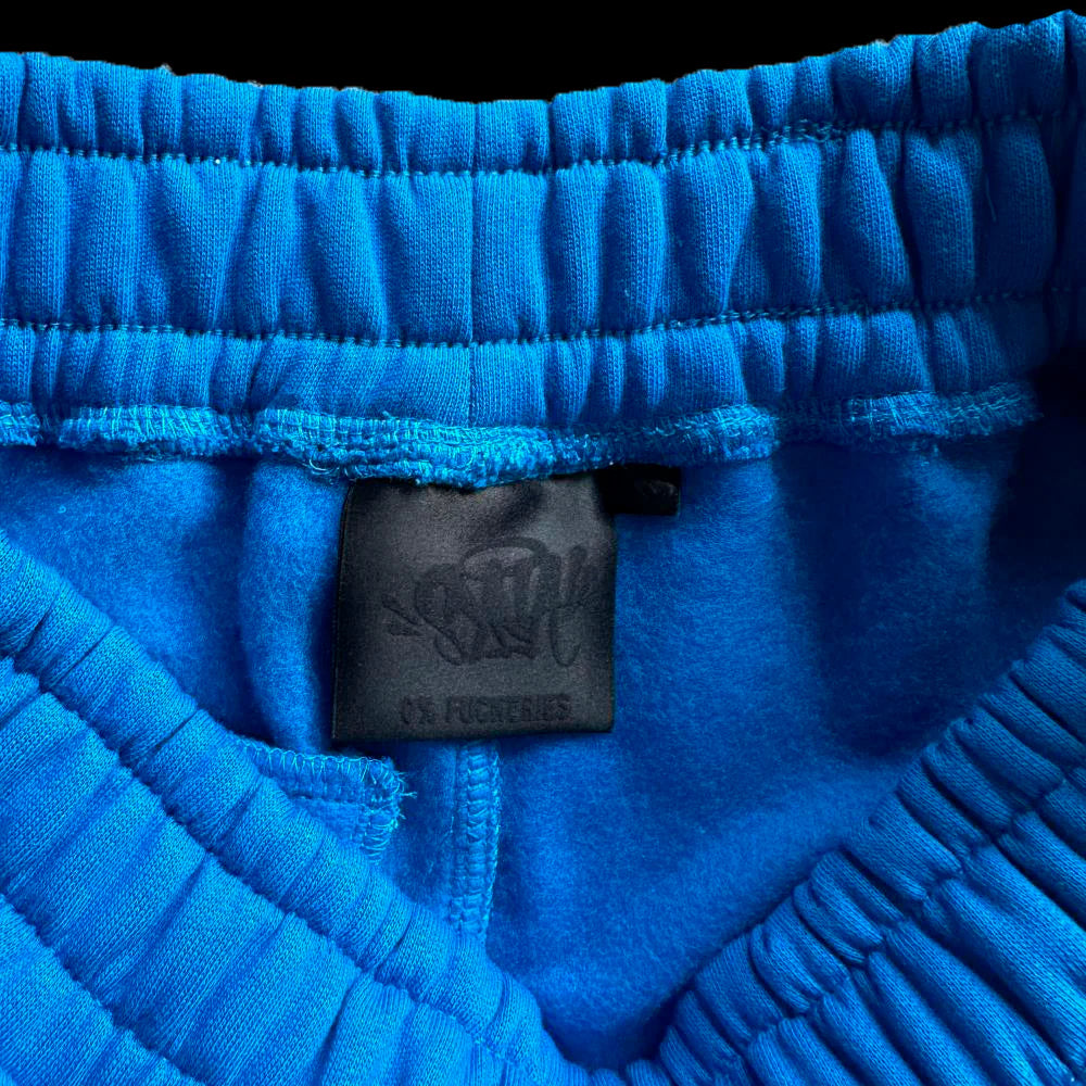 SYNA T-SHIRT & SHORTS LOGO SET (BLUE / WHITE)