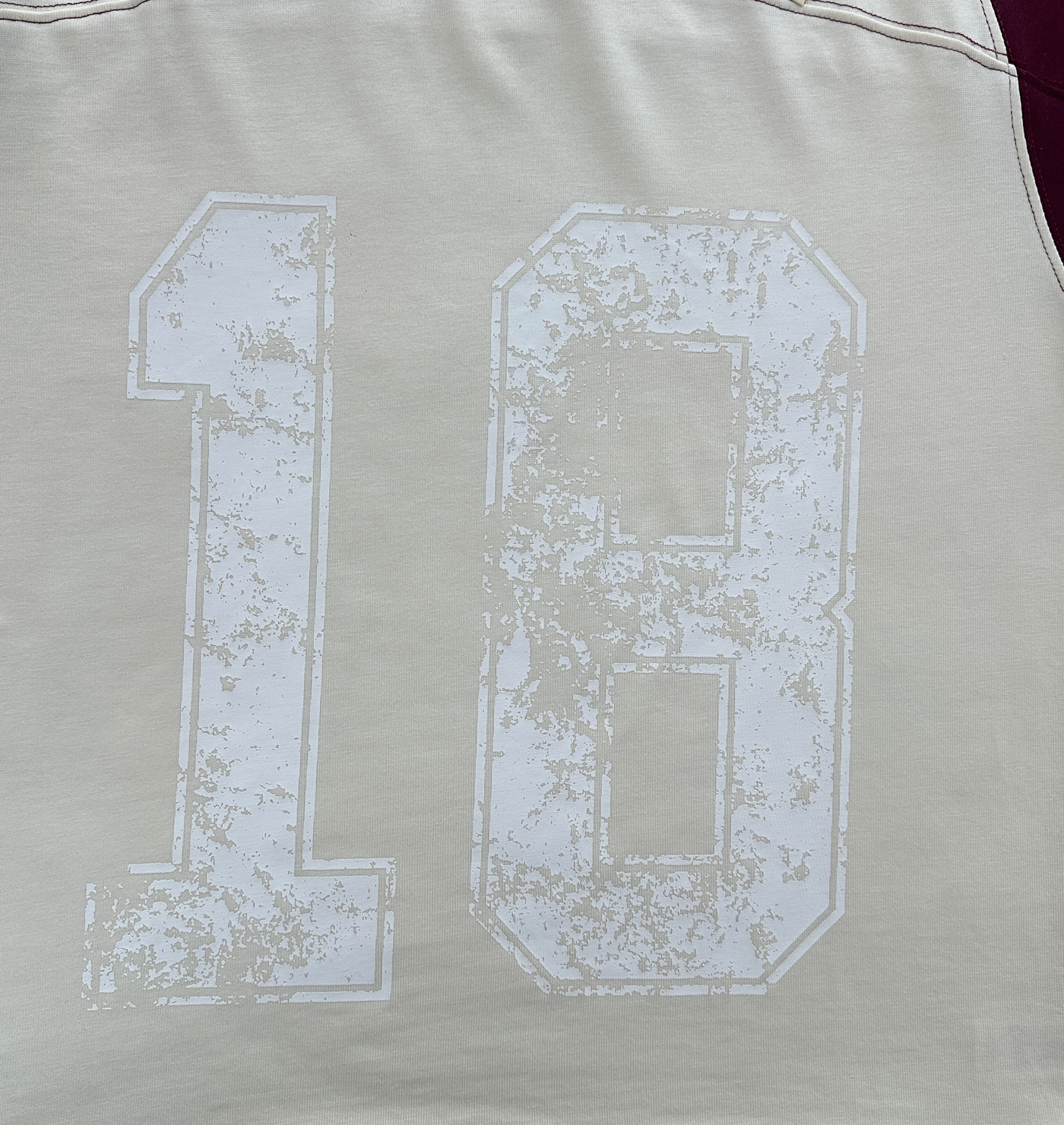 CORTEIZ HMP VINTAGE JERSEY (CREAM / BURGUNDY)