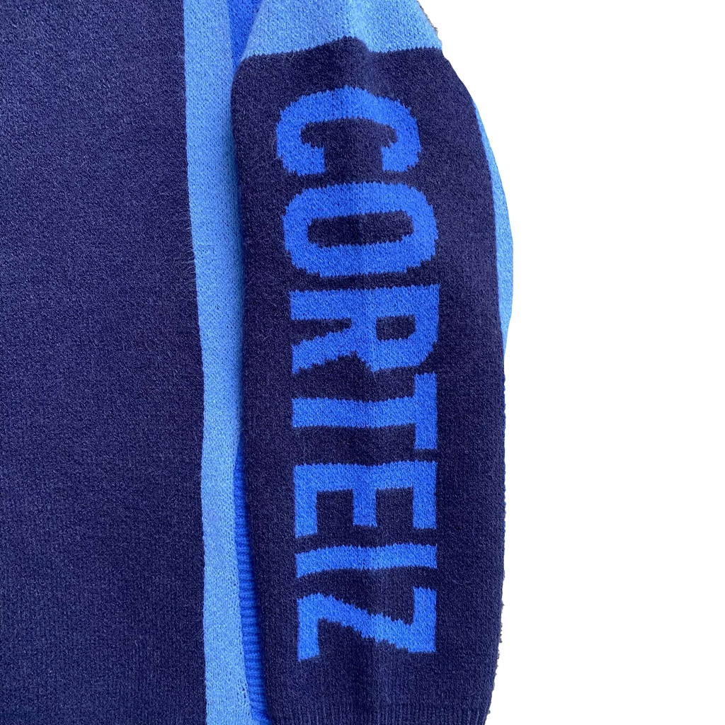 CORTEIZ PRECISION KNIT ZIP UP (NAVY)