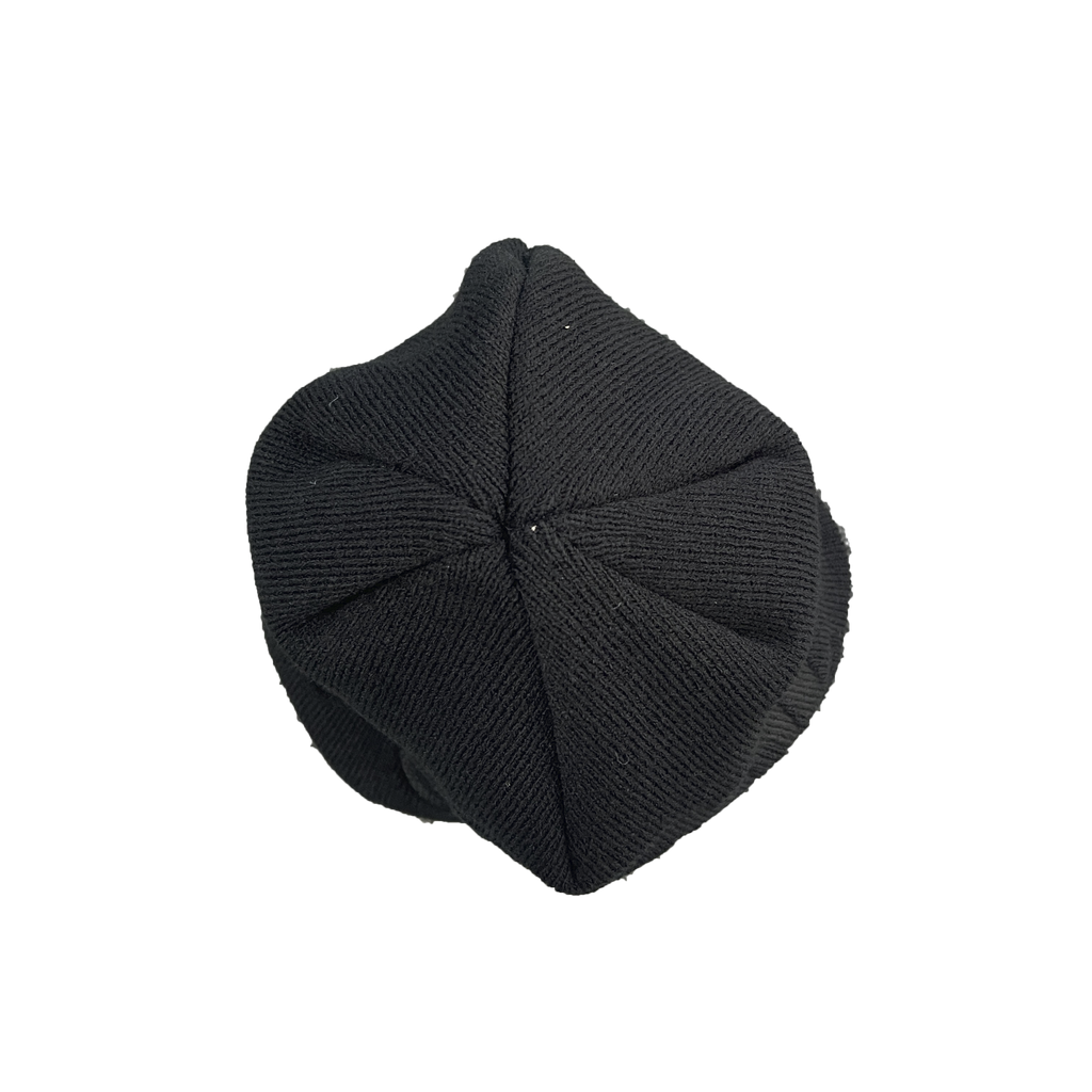 SYNA BIG LOGO WORLD SKULL CAP BEANIE (BLACK)