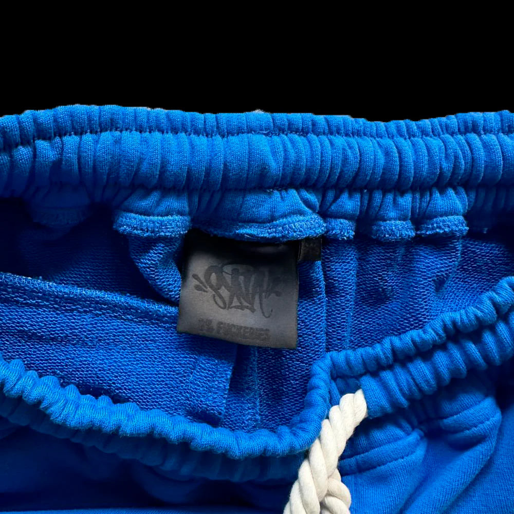 SYNA T-SHIRT & SHORTS LOGO SET (BLUE / YELLOW)