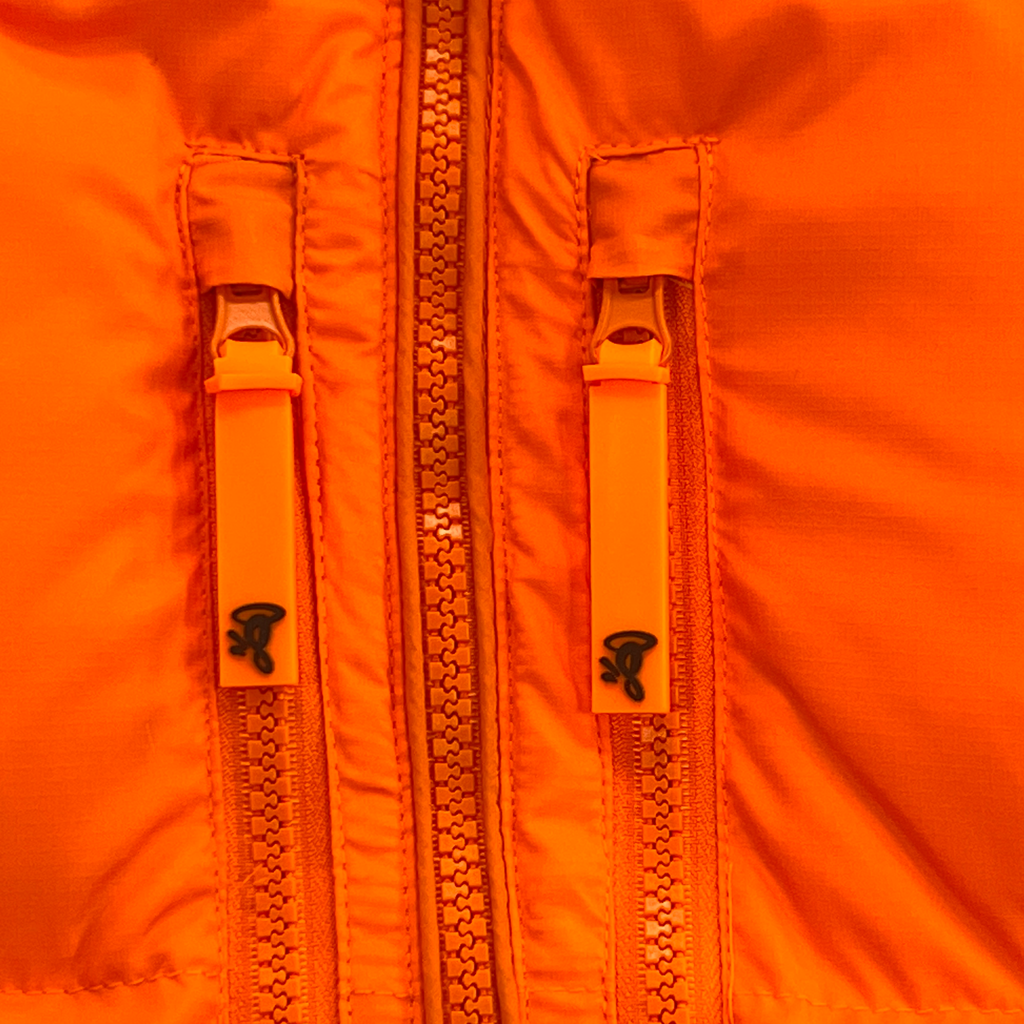 SYNA WORLD WAVE PUFFER JACKET (ORANGE)