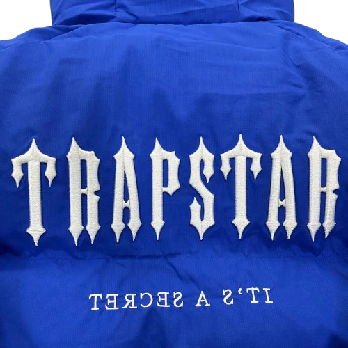 TRAPSTAR DECODED HOODED PUFFER 2.0 (DAZZLING BLUE)