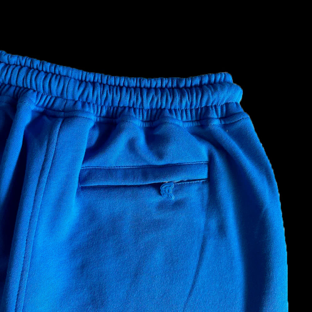 SYNA T-SHIRT & SHORTS LOGO SET (BLUE / YELLOW)