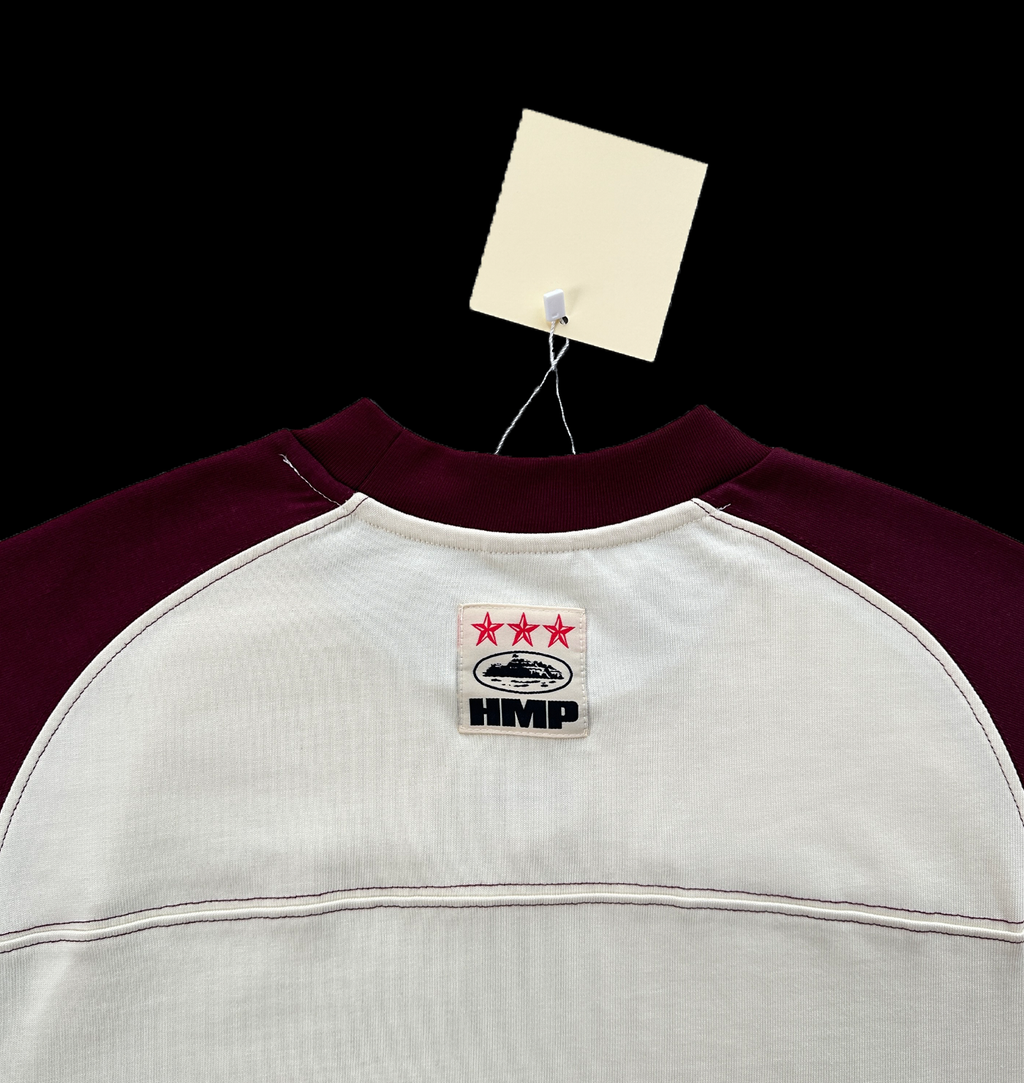 CORTEIZ HMP VINTAGE JERSEY (CREAM / BURGUNDY)