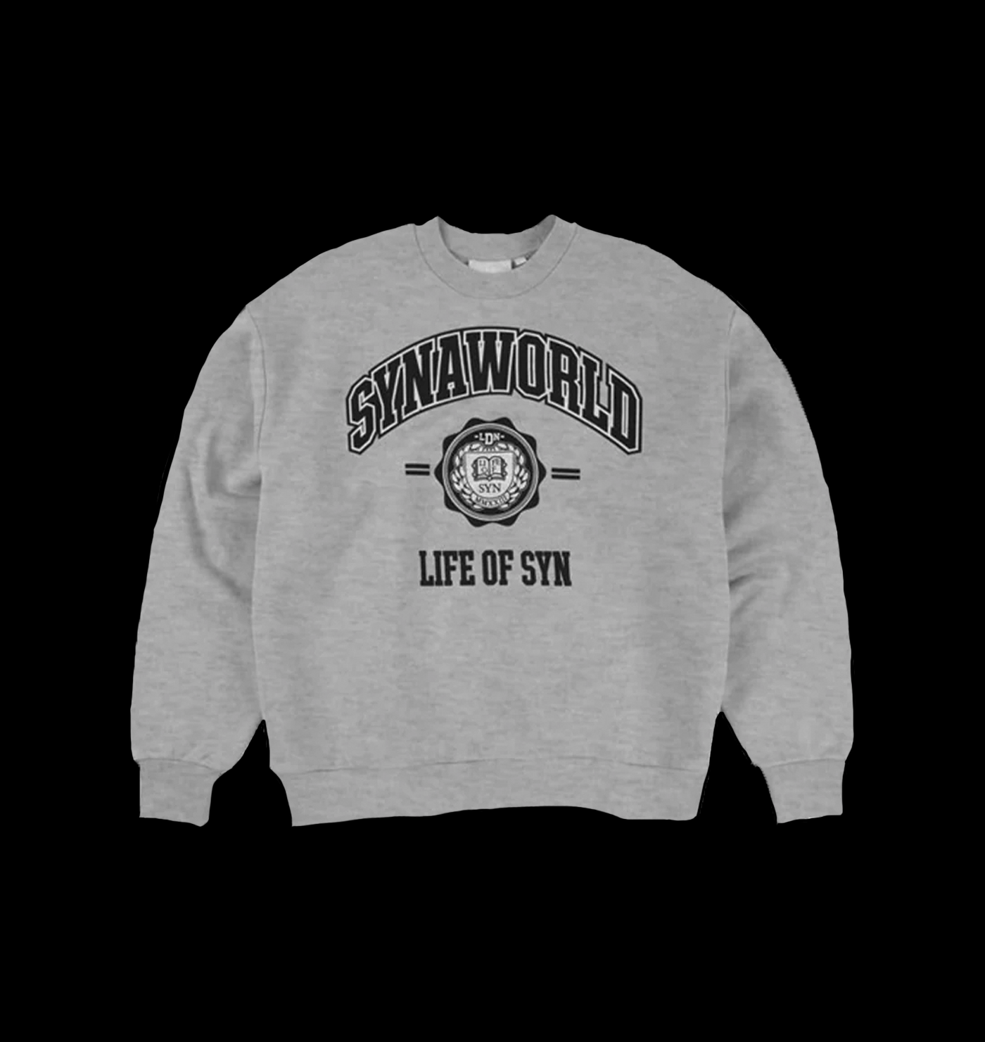 SYNA COLLEGE CREW SWEATER (GREY)