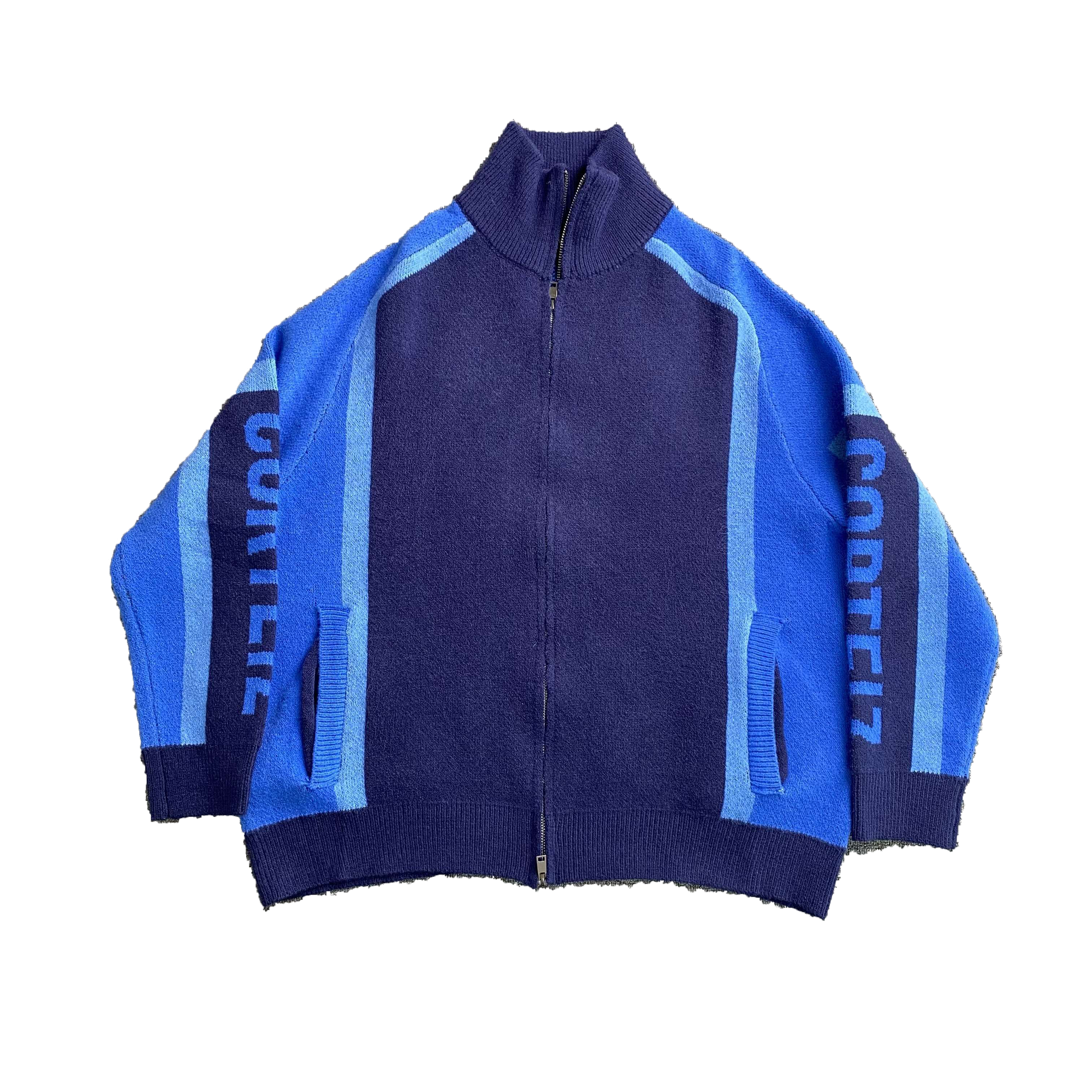 CORTEIZ PRECISION KNIT ZIP UP (NAVY)